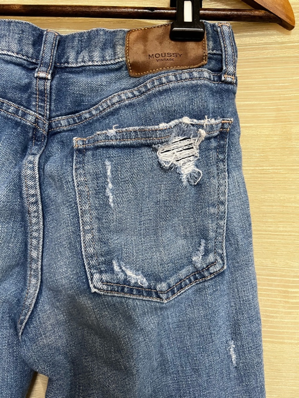 MOUSSY Vintage Jeans Size 26 Skinny Med Wash Stretch Denim Women’s - Picture 8 of 11